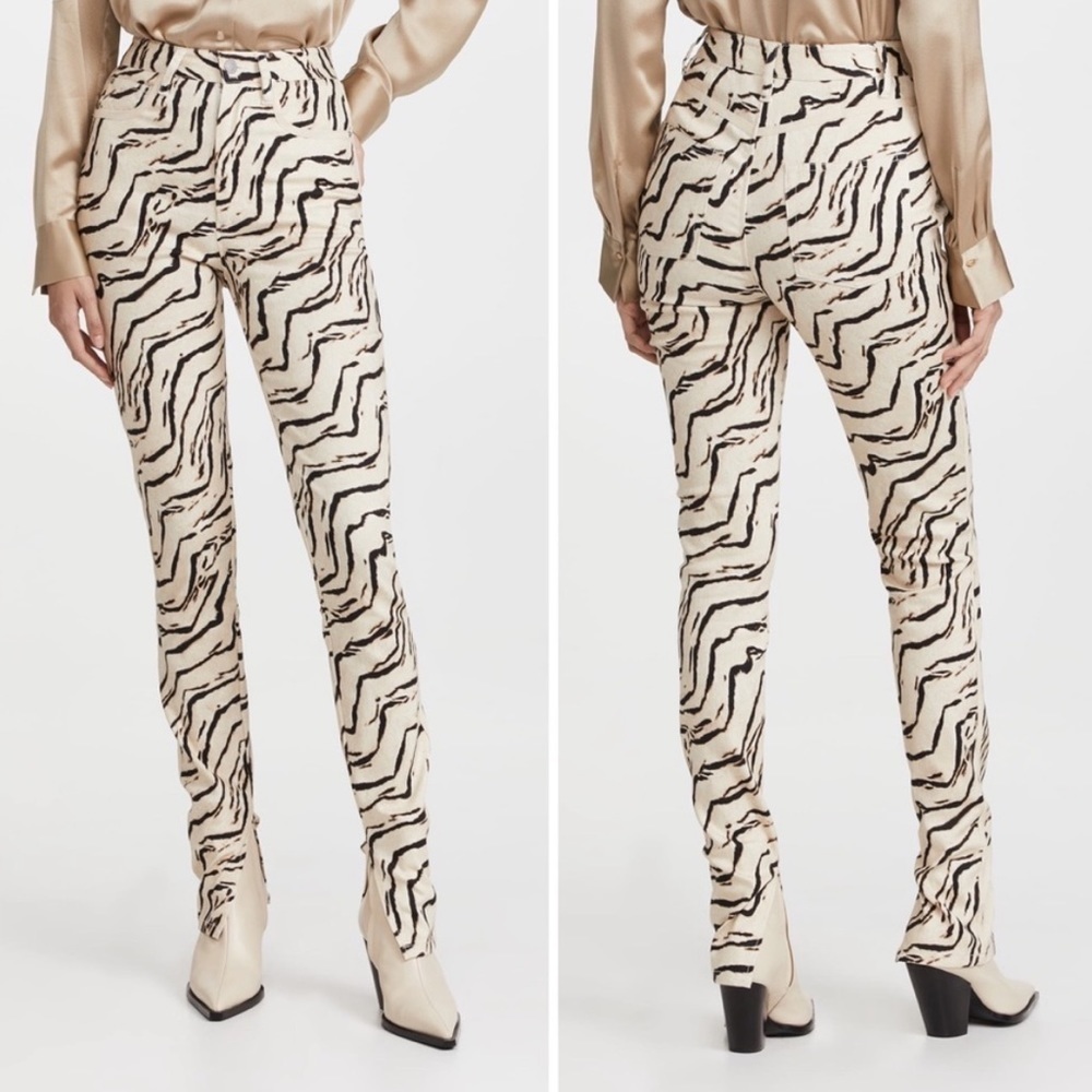 WeWoreWhat Icon Tiger Stiletto Jeans Size 24 B